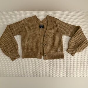 Abercrombie & Fitch Brown Cardigan Sweater